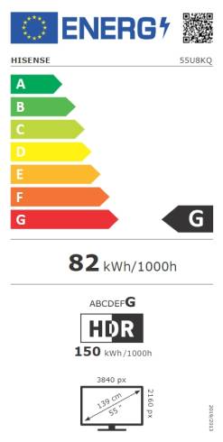 Hisense 55" U8KQ