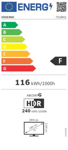 Hisense 75" U8KQ
