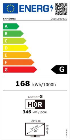 Samsung 85" QE85LS03B The Frame QLED 4K Smart TV