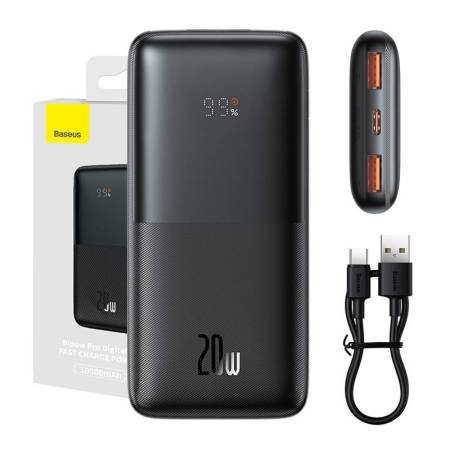 Външна батерия Baseus Bipow PPBD040101 10000mAh 20W + 2xUSB