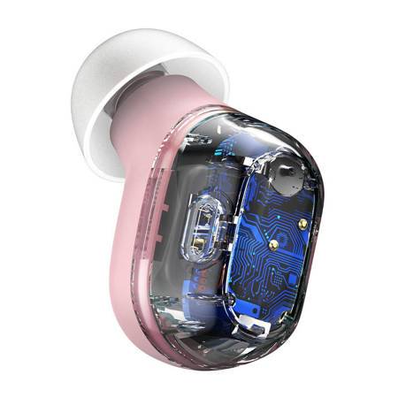 Безжични слушалки Baseus Encok WM01 TWS Bluetooth 5.3 NGTW240004 - розови