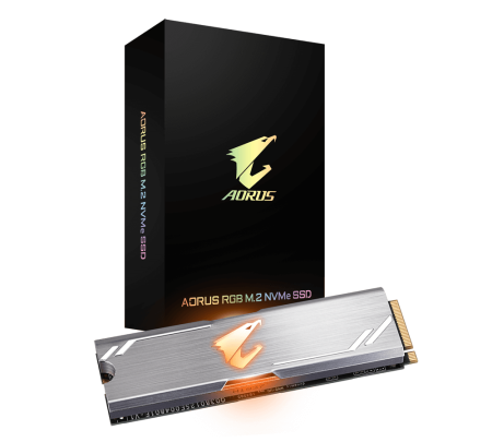 Gigabyte AORUS RGB M.2 NVMe SSD диск 512GB GP-ASM2NE2512GTTDR