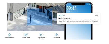 Външна охранителна камера TP-Link Tapo C520WS 2K QHD панорамна