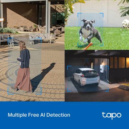 Външна охранителна камера TP-Link Tapo C520WS 2K QHD панорамна