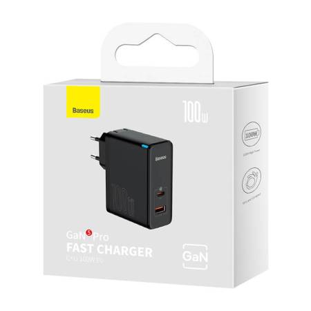 Универсално зарядно Baseus GaN5 Pro CCGP090201 USB Type C / USB 100W PD3.0