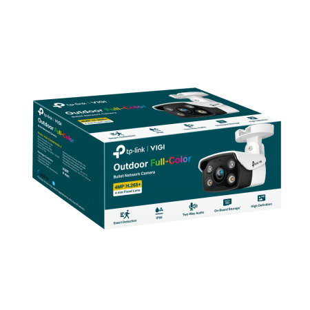 4MP външна пълноцветна булет мрежова камера TP-Link VIGI C340(2.8mm)
