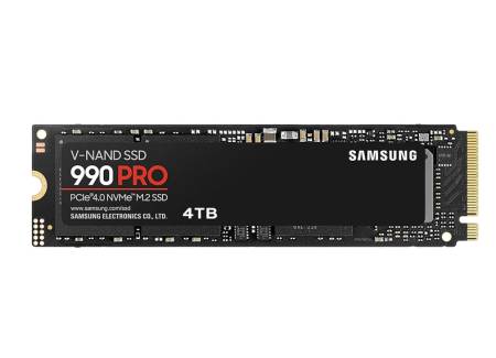 Samsung SSD 990 PRO 4TB PCIe 4.0 NVMe 2.0 M.2 V-NAND 3-bit MLC