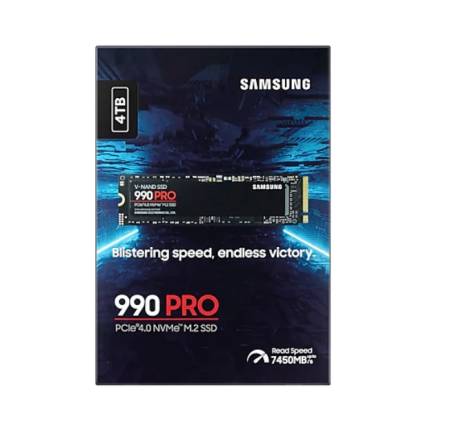 Samsung SSD 990 PRO 4TB PCIe 4.0 NVMe 2.0 M.2 V-NAND 3-bit MLC
