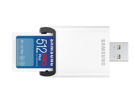 Samsung 512GB SD PRO Plus + USB Reader