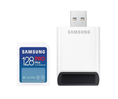 Samsung 128GB SD Card PRO Plus with USB Reader