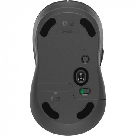 Безжична мишка Logitech Signature M650 BT-N/A-EMEA-M650 - тъмносива