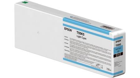Epson Singlepack Light Cyan T55K500 UltraChrome HDX/HD 700ml