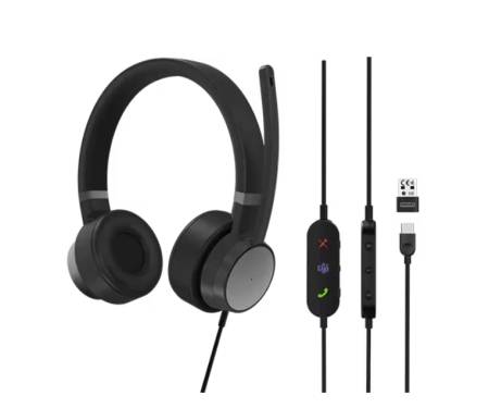 Lenovo Go Wired ANC Headset (Thunder Black)