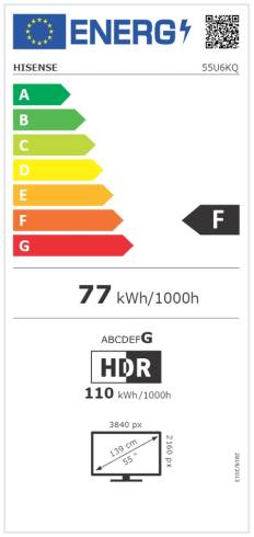 Hisense 55" U6KQ