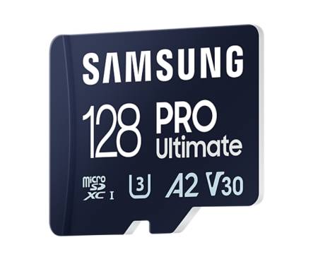 Samsung 128GB micro SD Card PRO Ultimate with Adapter 