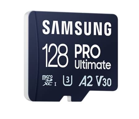 Samsung 128GB micro SD Card PRO Ultimate with Adapter 