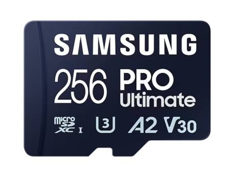 Samsung 256GB micro SD Card PRO Ultimate with Adapter 