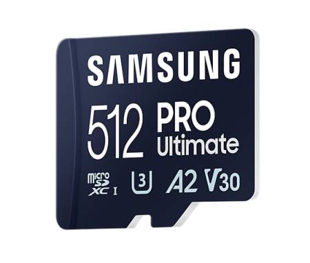 Samsung 512GB micro SD Card PRO Ultimate with Adapter 