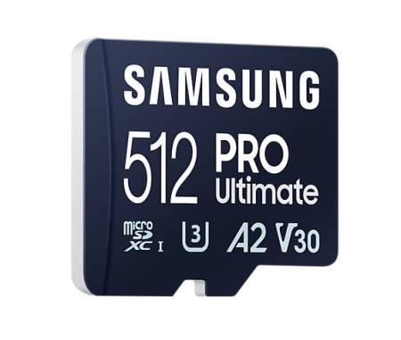 Samsung 512GB micro SD Card PRO Ultimate with Adapter 