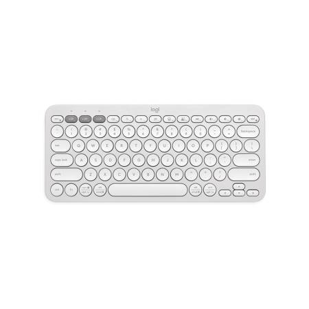 Logitech Pebble Keys 2 K380s - TONAL WHITE - US INT'L - BT - N/A - INTNL-973 - UNIVERSAL