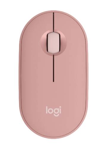 Logitech Pebble Mouse 2 M350s - TONAL ROSE - BT - N/A - EMEA-808 - DONGLELESS