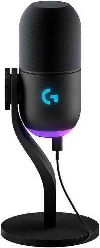 Logitech Yeti GX Dynamic RGB Gaming Mic with LIGHTSYNC - BLACK - USB - N/A - EMEA28-935