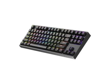 Genesis Gaming Keyboard Thor 404 TKL Black RGB Backlight US Layout Yellow Switch