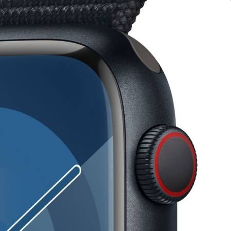 Apple Watch Series 9 GPS + Cellular 45mm Midnight Aluminium Case with Midnight Sport Loop