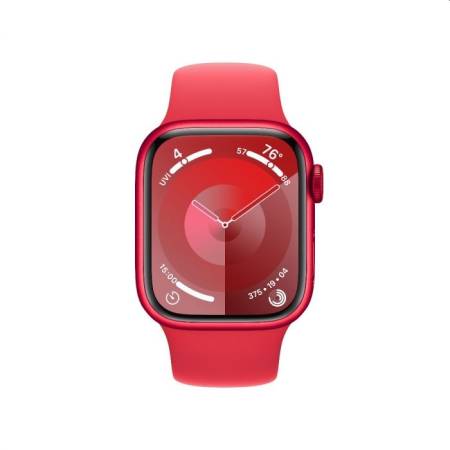 Apple Watch Series 9 GPS + Cellular 41mm (PRODUCT)RED Aluminium Case with (PRODUCT)RED Sport Band - M/L