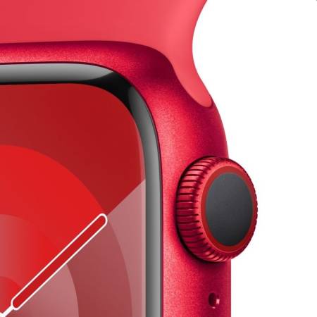 Apple Watch Series 9 GPS + Cellular 41mm (PRODUCT)RED Aluminium Case with (PRODUCT)RED Sport Band - M/L