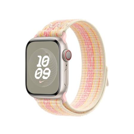 Apple 41mm Starlight/Pink Nike Sport Loop
