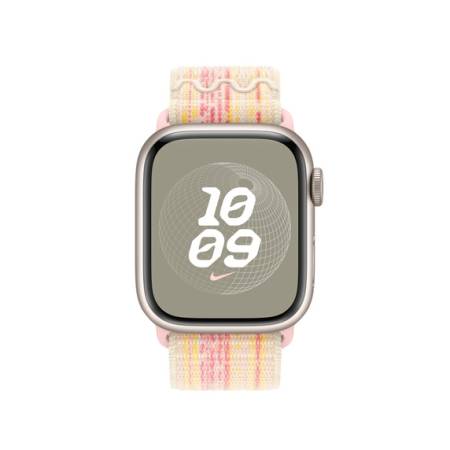 Apple 41mm Starlight/Pink Nike Sport Loop