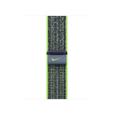 Apple 41mm Bright Green/Blue Nike Sport Loop