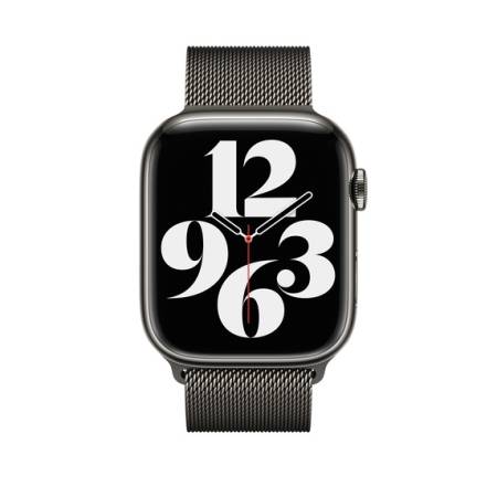Apple 45mm Graphite Milanese Loop