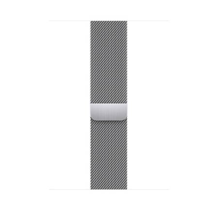 Apple 45mm Silver Milanese Loop