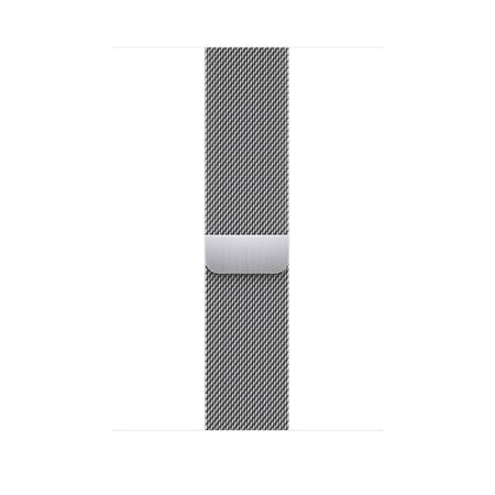 Apple 45mm Silver Milanese Loop