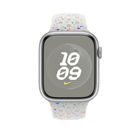 Apple 45mm Pure Platinum Nike Sport Band - M/L