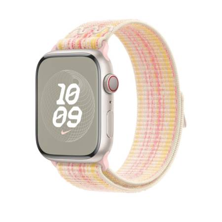 Apple 45mm Starlight/Pink Nike Sport Loop