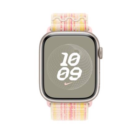 Apple 45mm Starlight/Pink Nike Sport Loop