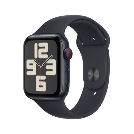 Apple Watch SE2 v2 Cellular 44mm Midnight Alu Case w Midnight Sport Band - S/M