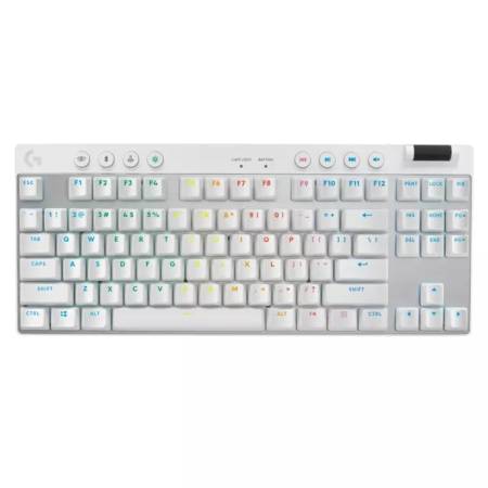 Logitech G PRO X TKL LIGHTSPEED Gaming Keyboard - WHITE - US INT'L - 2.4GHZ/BT - N/A - EMEA28-935 - TACTILE