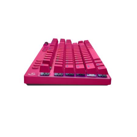 Logitech G PRO X TKL LIGHTSPEED Gaming Keyboard - MAGENTA - US INT'L - 2.4GHZ/BT - N/A - EMEA28-935 - TACTILE