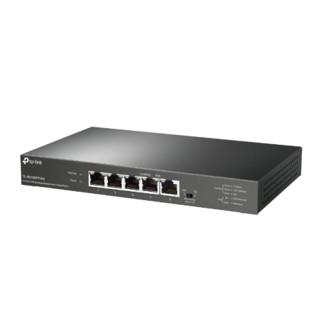 Комутатор TP-Link TL-SG105PP-M2 5-портов 2.5G настолен с 4-порта PoE++
