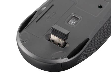 Natec Set 2 in 1 Keyboard Black Squid + Mouse Wireless US Layout
