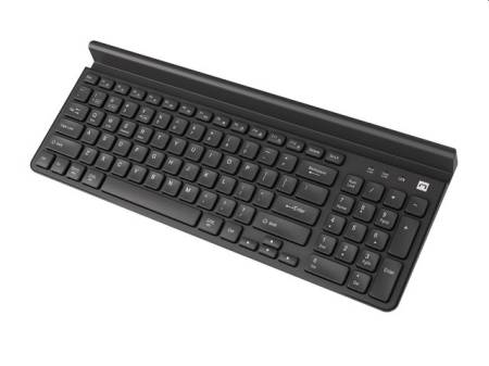 Natec Keyboard Felimare US Layout Wireless Bluetooth + 2.4 GHz Slim Pnone/Tablet Holder