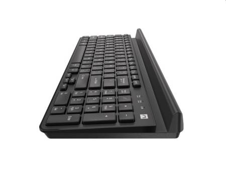 Natec Keyboard Felimare US Layout Wireless Bluetooth + 2.4 GHz Slim Pnone/Tablet Holder