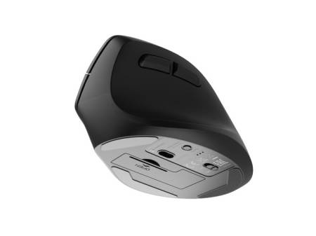 Natec Vertical Mouse Crake 2  BLUETOOTH 5.2 + 2.4GHZ BLACK 2400dpi