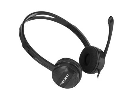 Natec Headset Canary Go With Microphone Black