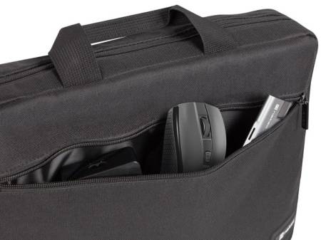 Natec laptop bag WALLROO 2 15.6" with wireless mouse Black