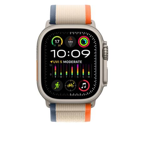 Apple 49mm Orange/Beige Trail Loop - M/L